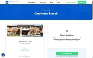 Atlantic Coast Mortgage - Charleston website