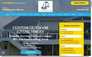 Cachet Construction Company of Bel Air website