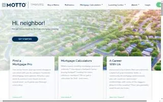 Motto Mortgage Thrives website