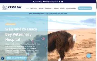 Casco Bay Veterinary Hospital of South Portland website