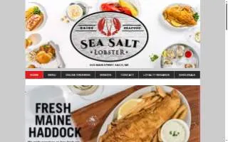 Sea Salt Lobster website