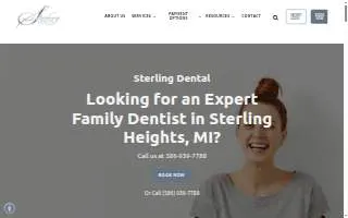 Sterling Dental website