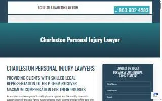 Schiller & Hamilton Law Firm of Charleston website