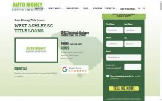 Auto Money of Charleston website