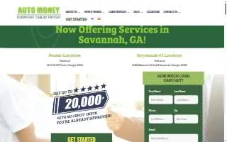 Auto Money of Simpsonville website