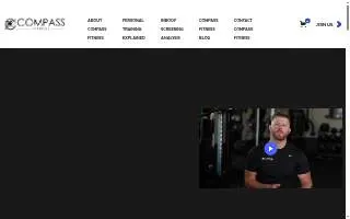 Compass Fitness of Charleston website