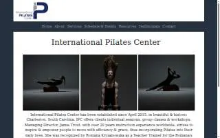 International Pilates Center website
