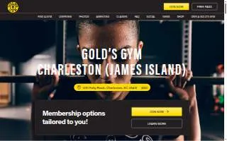 Gold's Gym of Charleston website