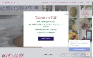 Taylor Grant Pilates - Cigar Factory website