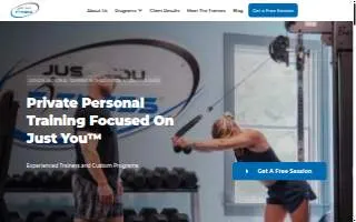 Just You Fitness of Charleston website