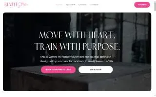 Revfit Studio website