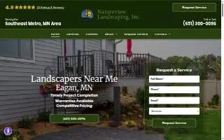 Natureview Landscaping Inc website