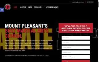 Mount Pleasant Family Martial Arts website