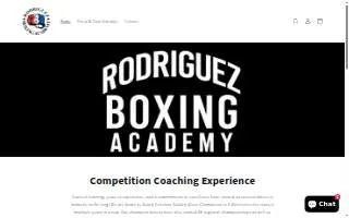 Rodriguez Boxing Academy & Fitness, LLC website