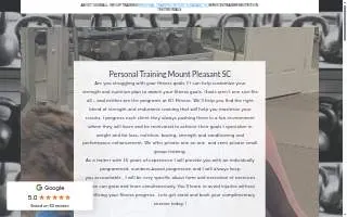 KO Fitness personal training Mount Pleasant SC website