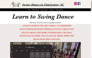 Holy City Swing website
