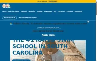 Charleston Swim School of North Charleston website