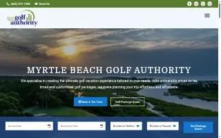 Myrtle Beach Golf Authority website