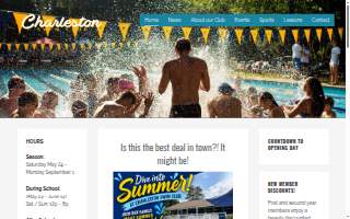 Charleston Swim Club website