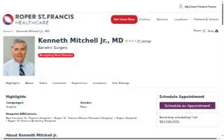 Charles Kenneth Mitchell, MD website