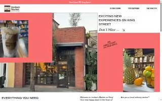 Jordan's Market website