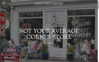 Queen Street Grocery website