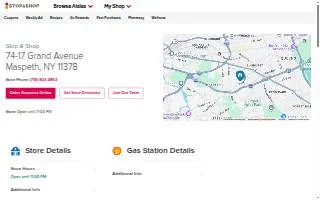 Stop & Shop of Maspeth website