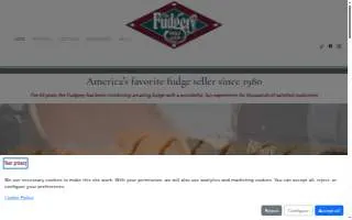 The Fudgery of Charleston website
