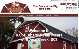 D.C. Burbage Retail Meats website