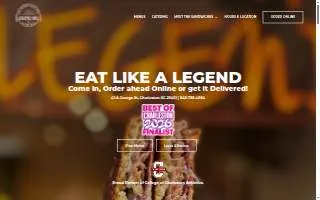 Legend Deli website