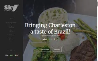 Sky Market Brazilian Restaurant and Bakery website