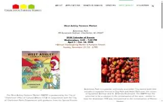 West Ashley Farmers Market website