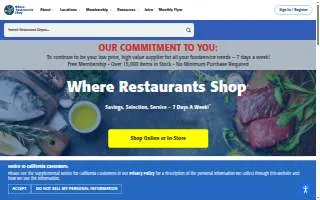 Restaurant Depot of Greenville website