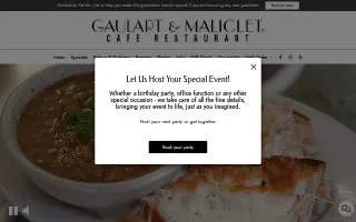Gaulart & Maliclet Fast and French Inc. website