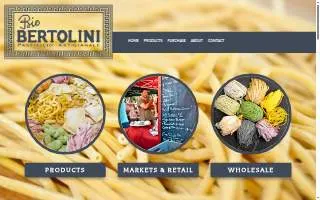 Rio Bertolini's Fresh Pasta website