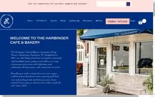 The Harbinger Cafe & Bakery website