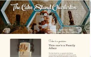The Cake Stand website