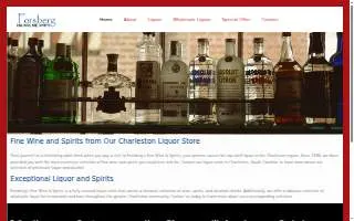Forsberg's Wine & Spirits website
