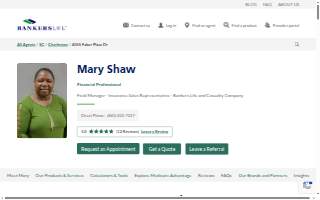 Mary Shaw, Bankers Life Agent