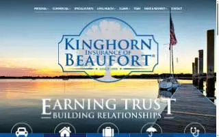 Kinghorn Insurance Of Beaufort website