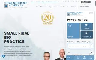 Thurmond Kirchner & Timbes, P.A. of Summerville website