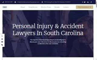 Charleston Personal Injury Lawyers website
