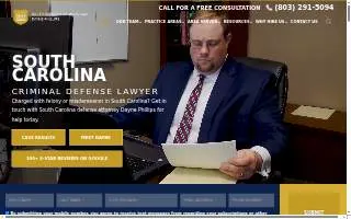 Dayne Phillips Attorney website