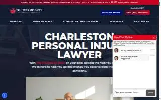 The Thumbs Up Guys - Personal Injury Attorneys of Charleston website
