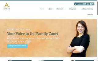 Ayers Family Law, LLC website
