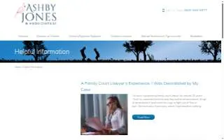 Dell Family Law, P.C. website