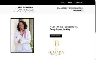 The Bowman Law Firm, Llc of North Charleston website