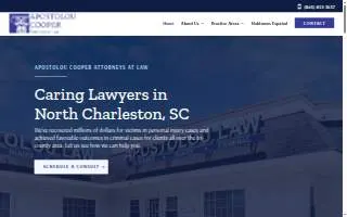 Apostolou Law Firm website