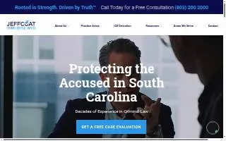 Jeffcoat Criminal Defense Lawyers - Greenville website