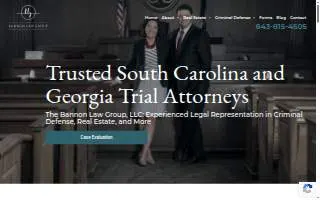Bannon Law Group, LLC of Bluffton website